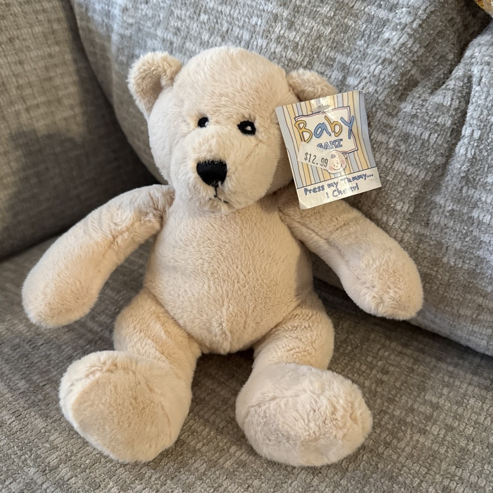 Baby‎ Ganz Teddy Bear Munchkin Stuffed Animal Cheering Plush Toy 9" BG1778